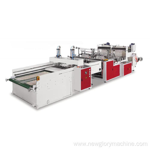 Double channel bottom sealing bag-making machine